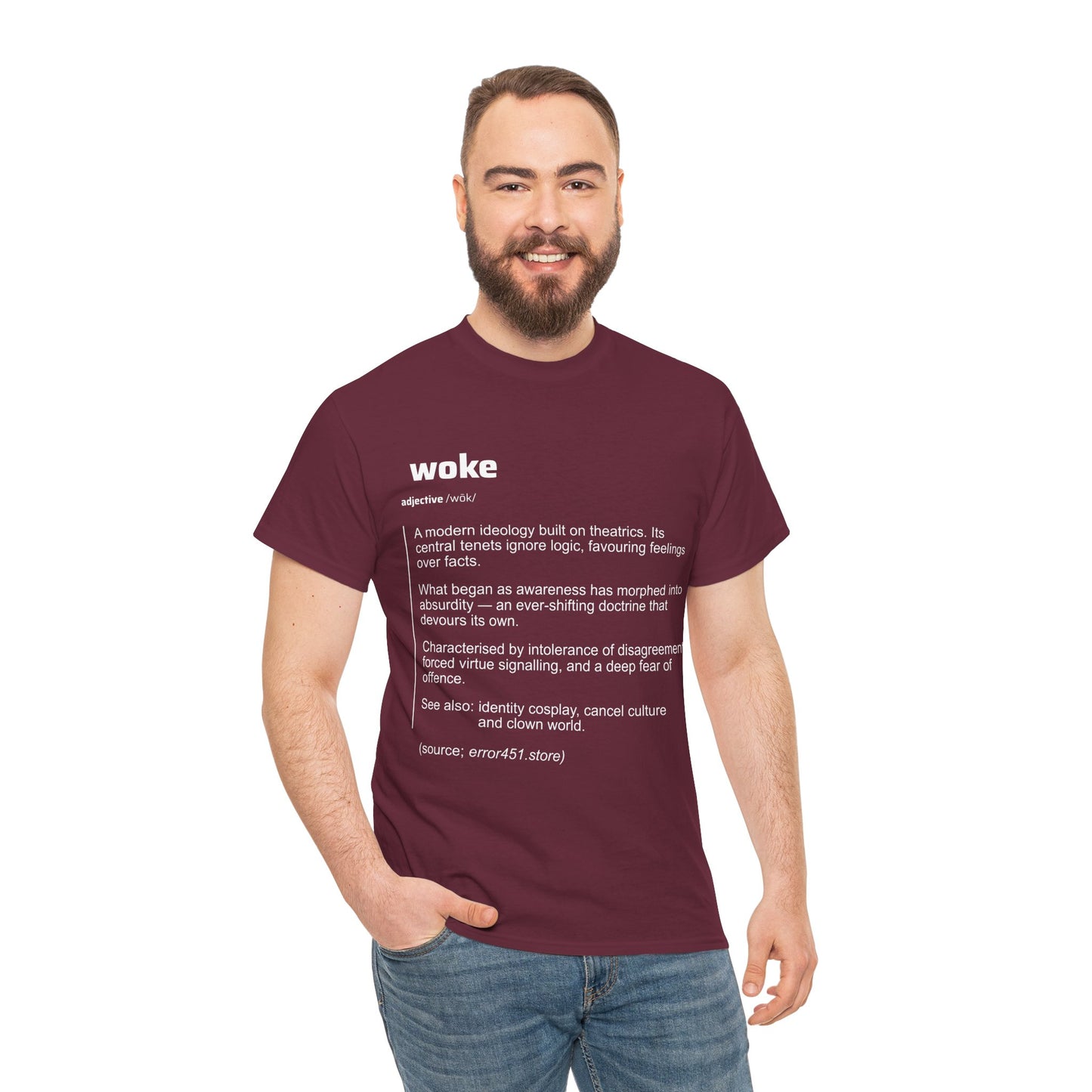 Woke — Redefined. Say What They Won’t. – Unisex Heavy Cotton Tee
