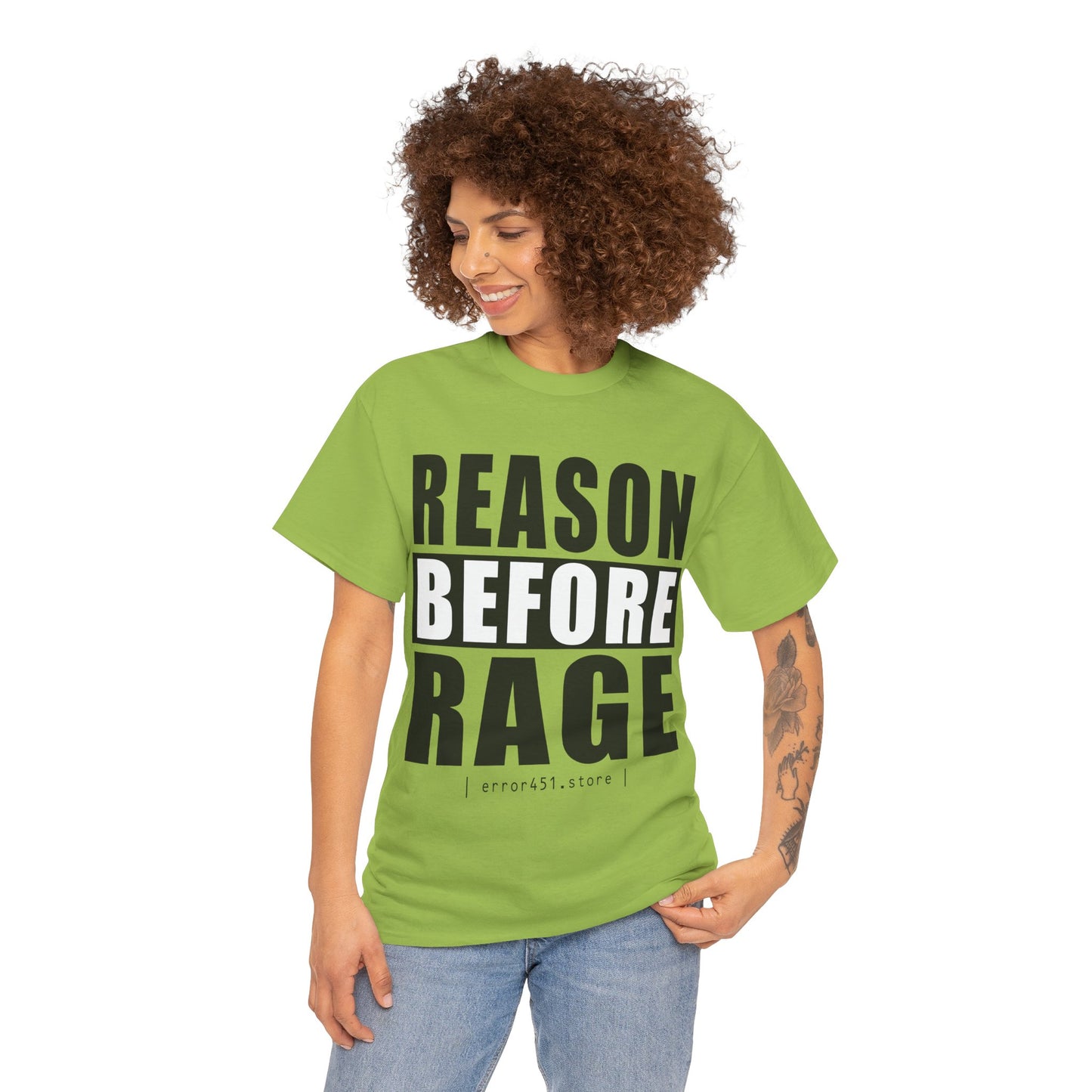 Reason before Rage - Unisex Heavy Cotton Tee
