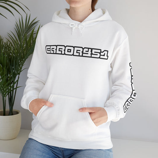 error451 Logo Hoodie – Outline Edition Unisex Hooded Sweatshirt