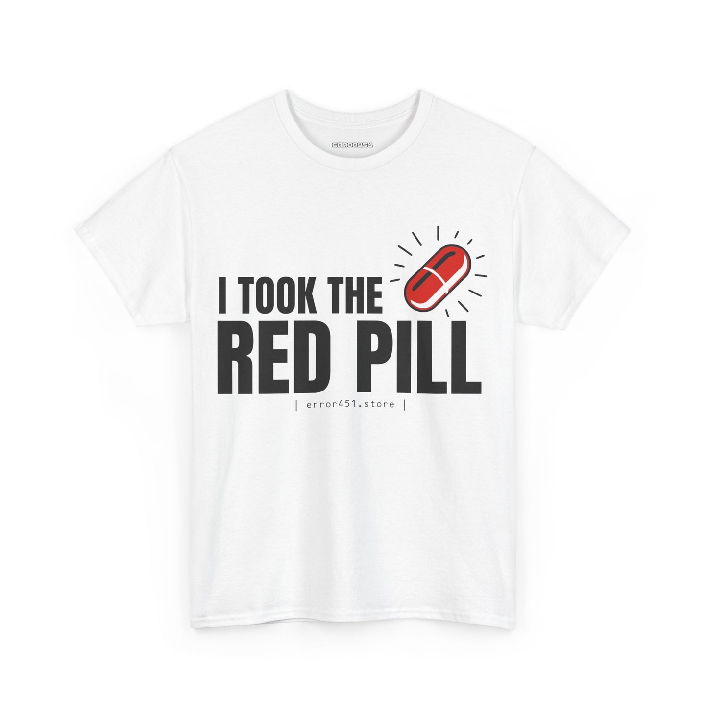 I Took The Red Pill – No More Illusions – Unisex Heavy Cotton Tee