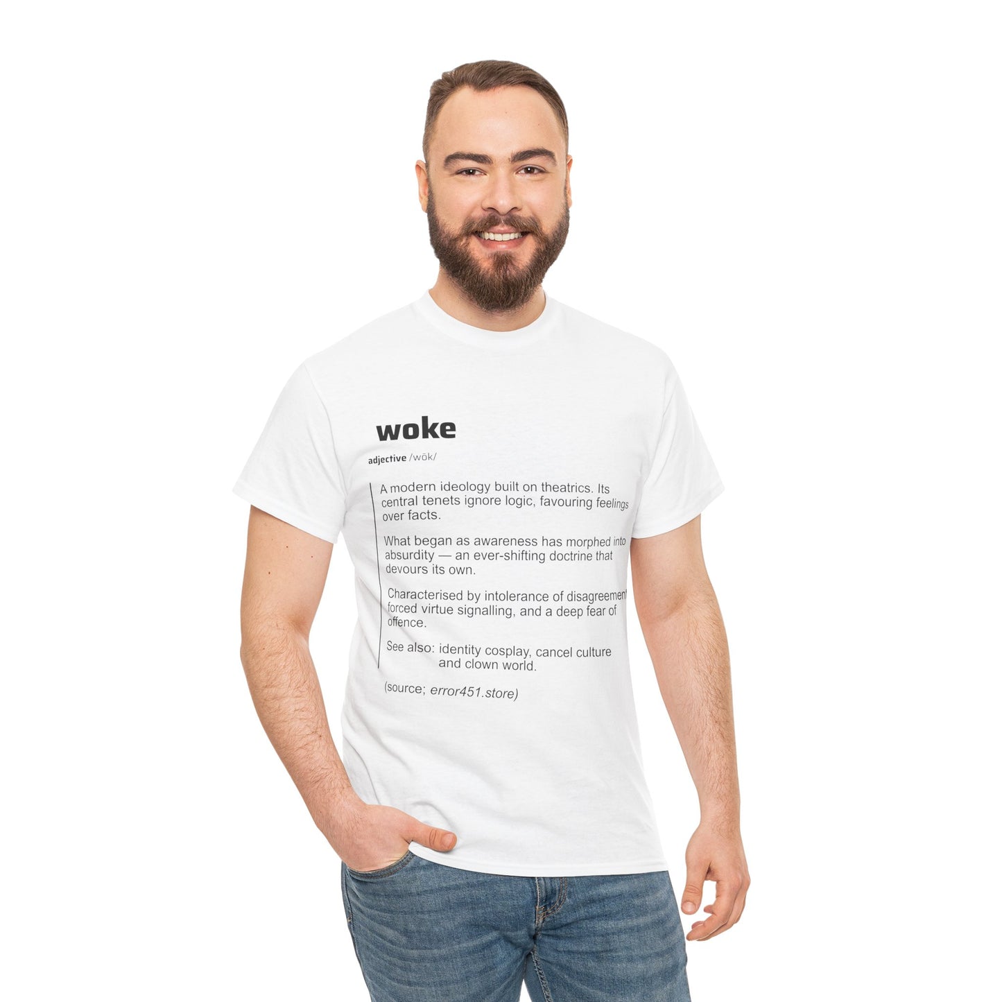 Woke — Redefined. Say What They Won’t. – Unisex Heavy Cotton Tee