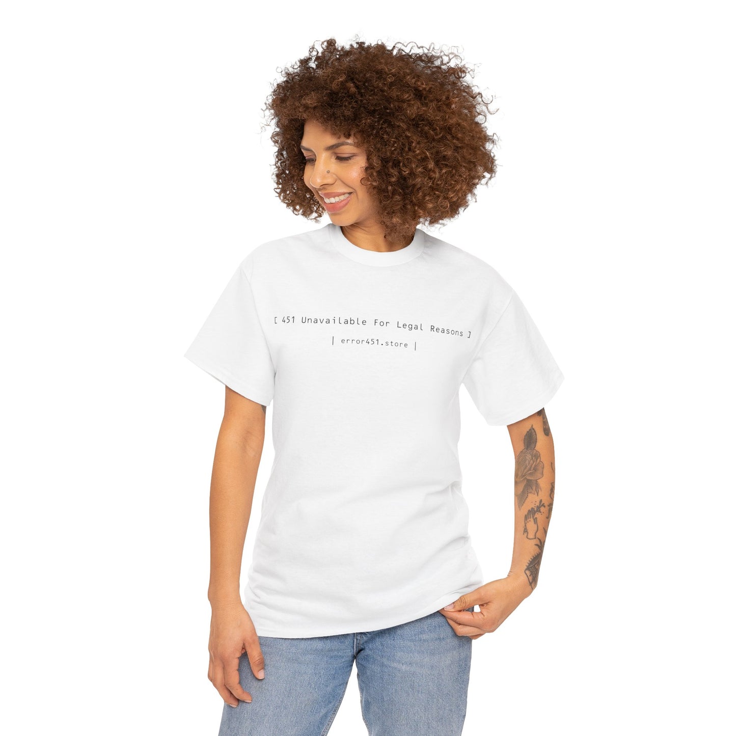 Error 451 Literary Statement Tee – Unisex Heavy Cotton