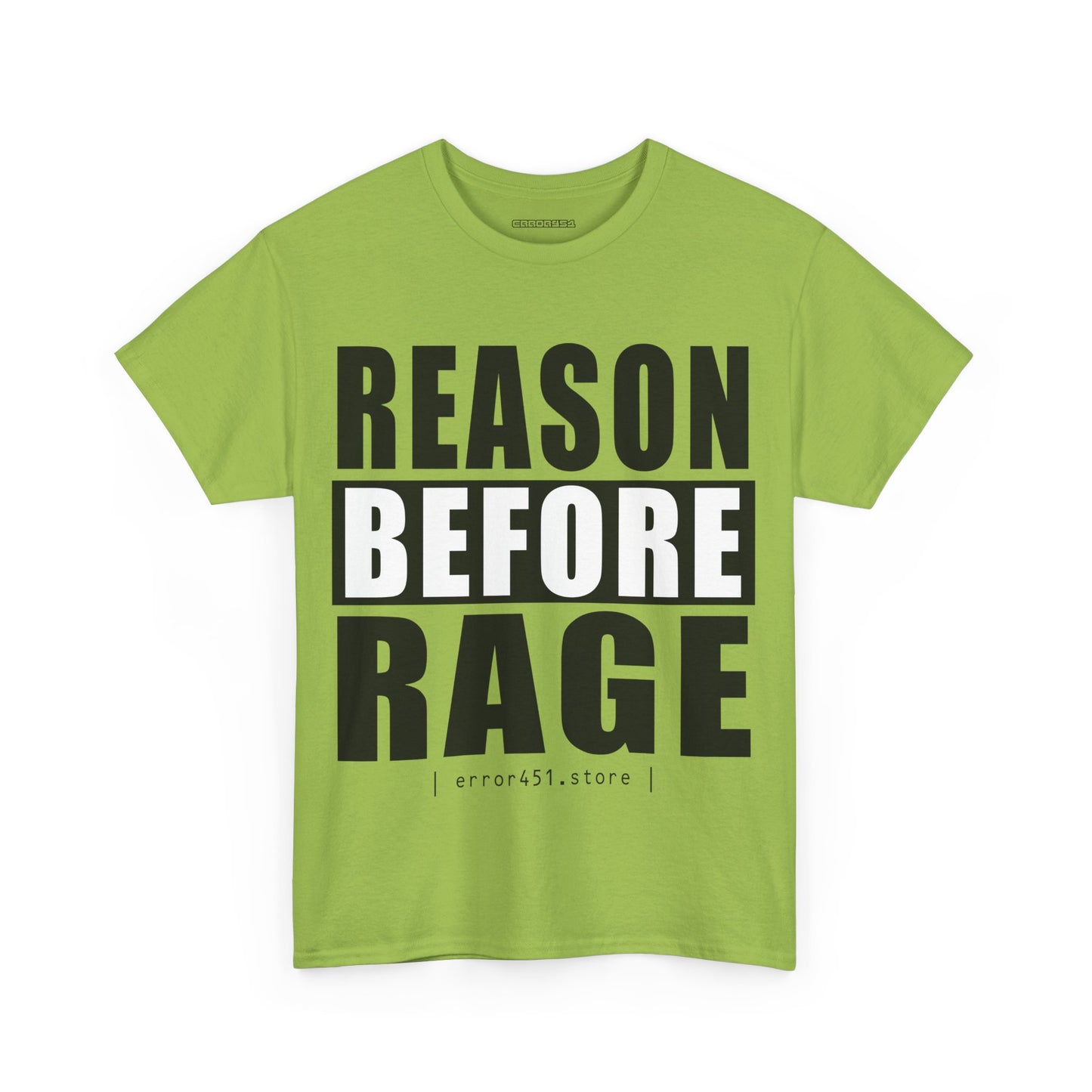 Reason before Rage - Unisex Heavy Cotton Tee