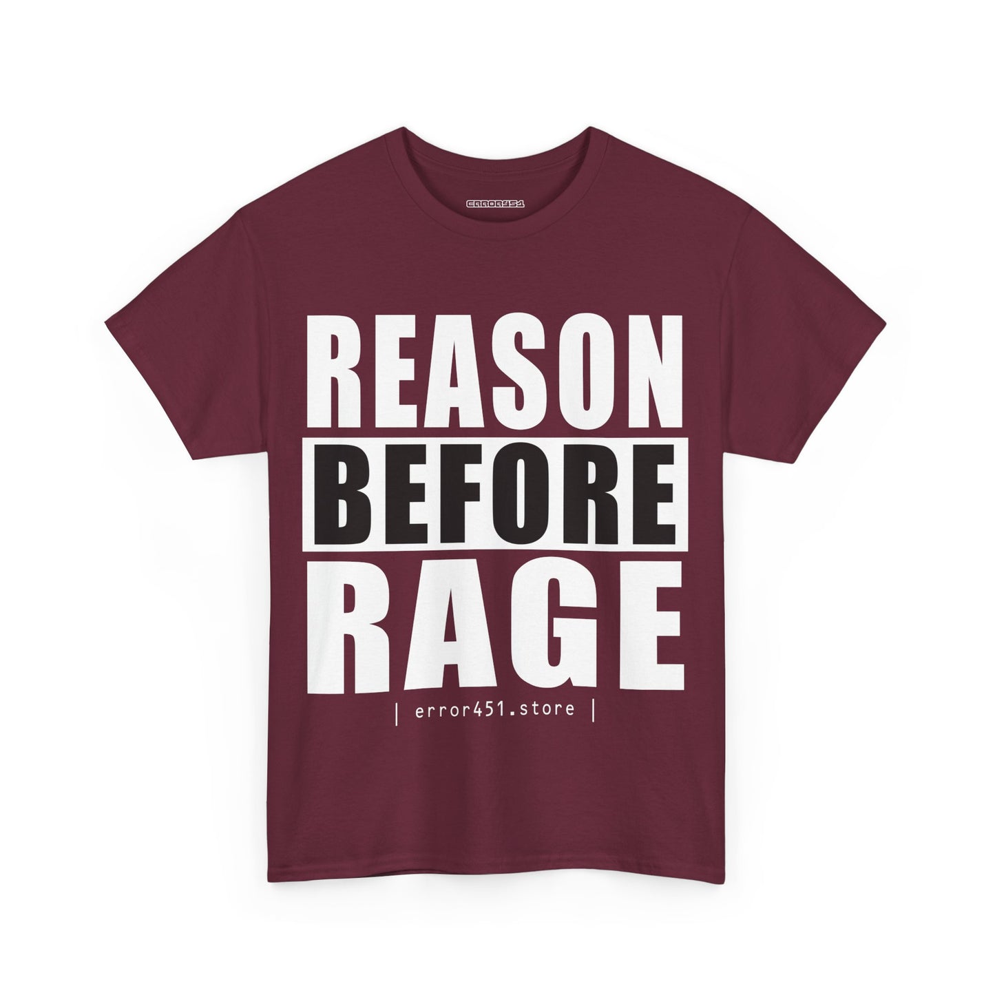 Reason before Rage - Unisex Heavy Cotton Tee
