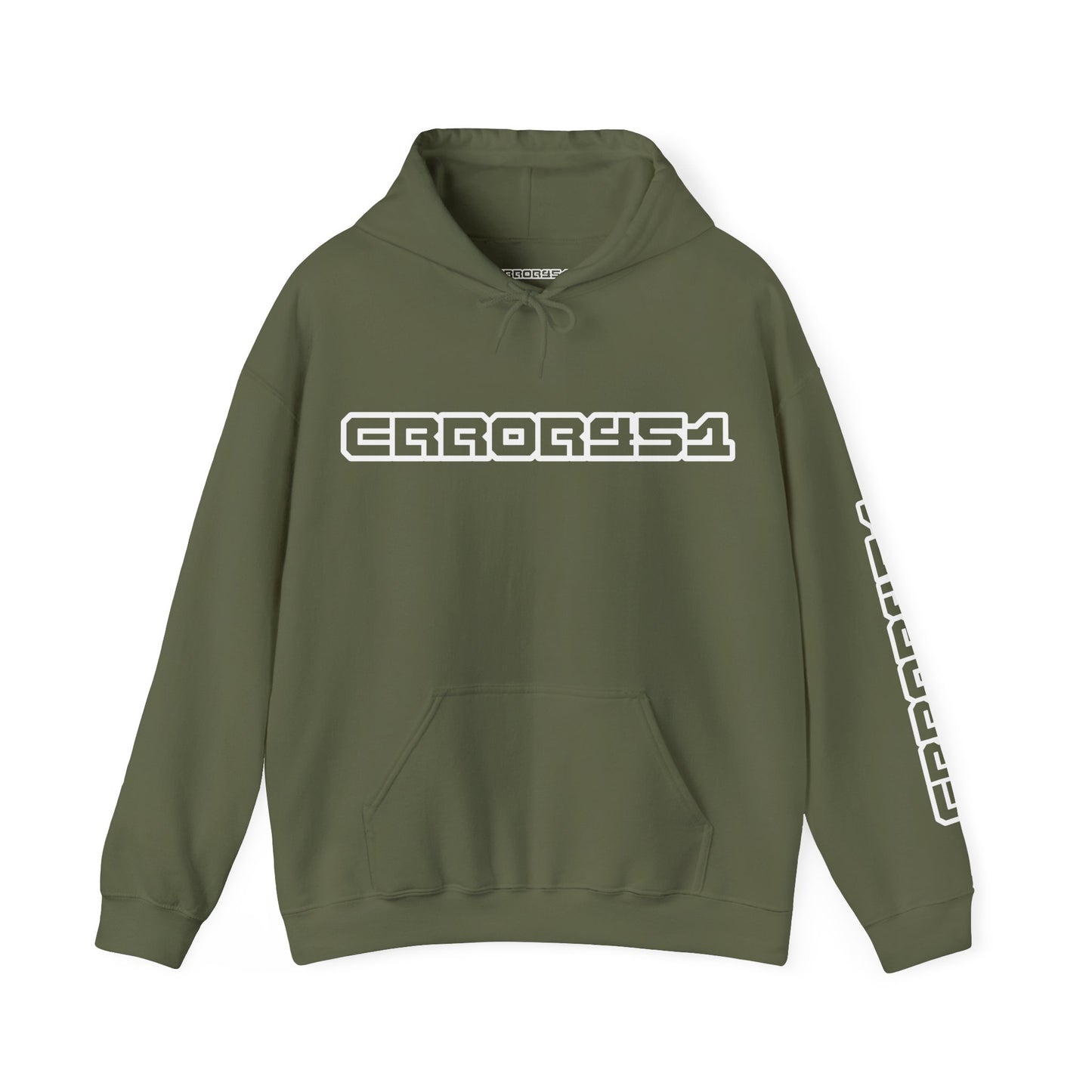 error451 Logo Hoodie – Outline Edition Unisex Hooded Sweatshirt