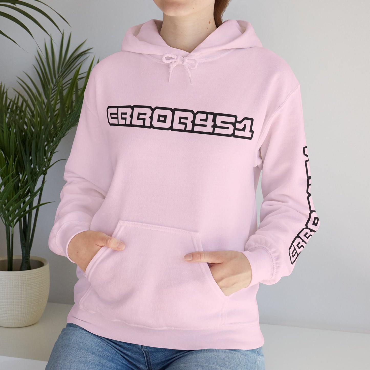 error451 Logo Hoodie – Outline Edition Unisex Hooded Sweatshirt