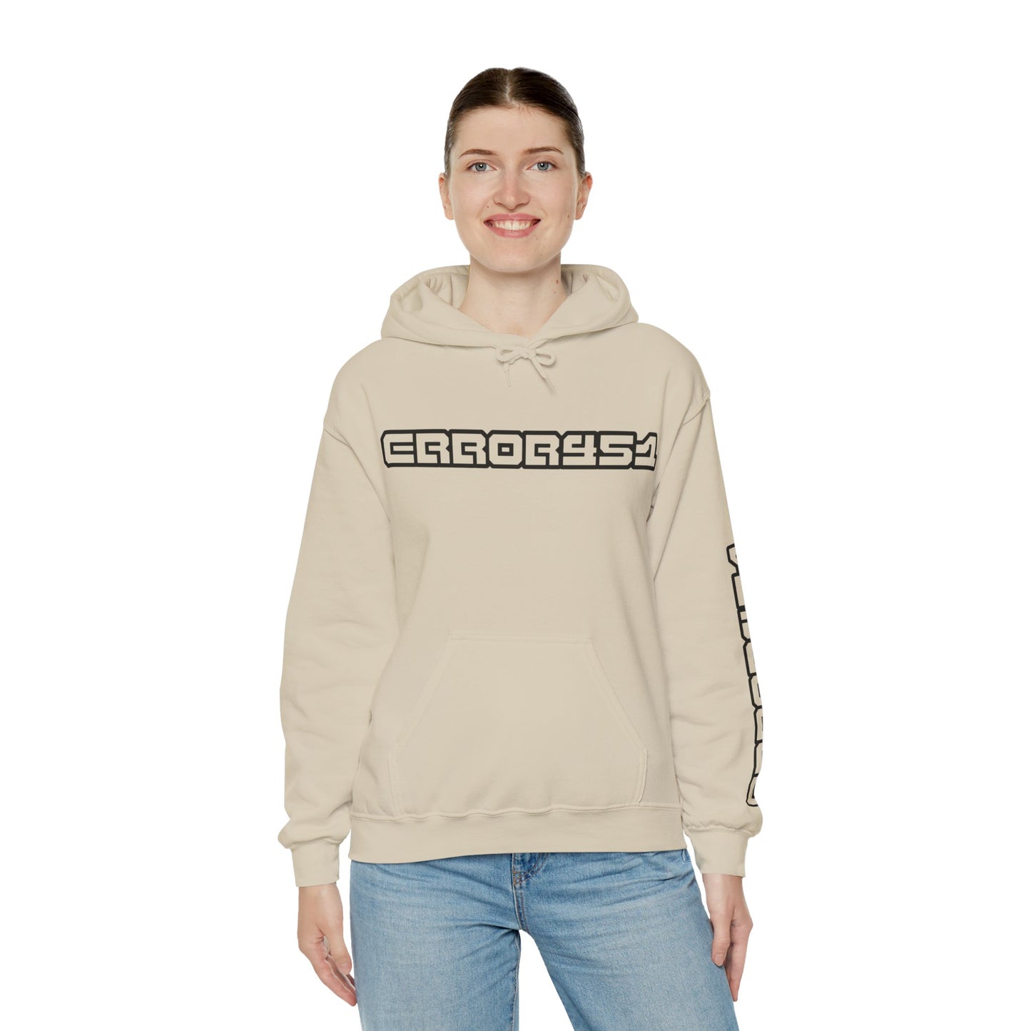 error451 Logo Hoodie – Outline Edition Unisex Hooded Sweatshirt