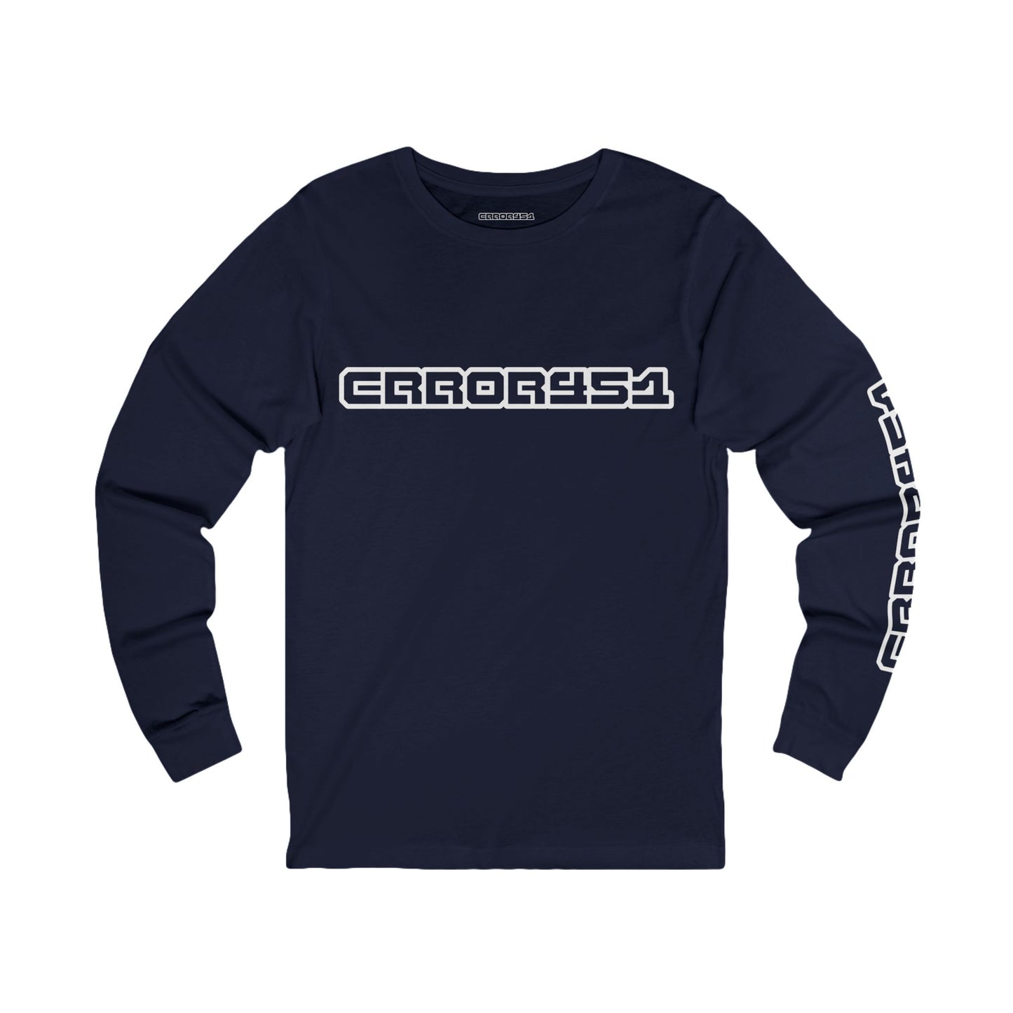 error451 Outline Logo - Long Sleeve Tee