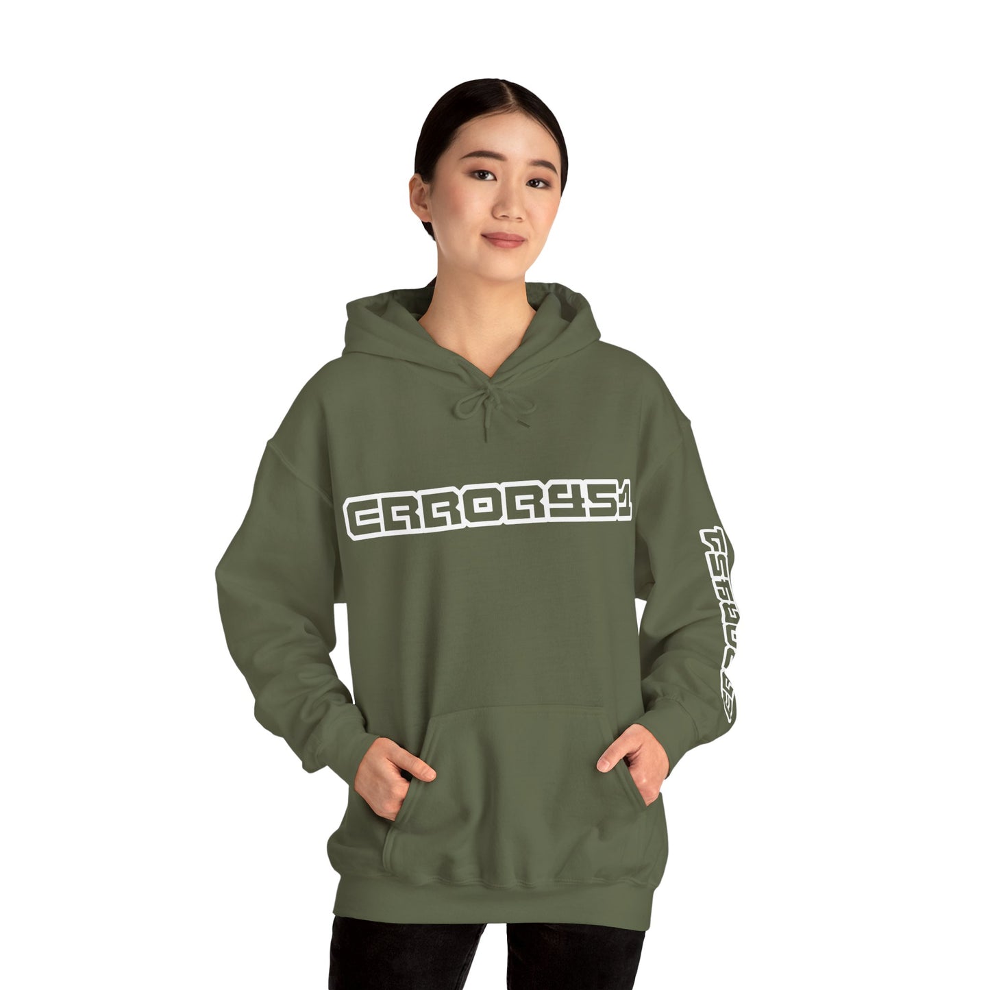 error451 Logo Hoodie – Outline Edition Unisex Hooded Sweatshirt