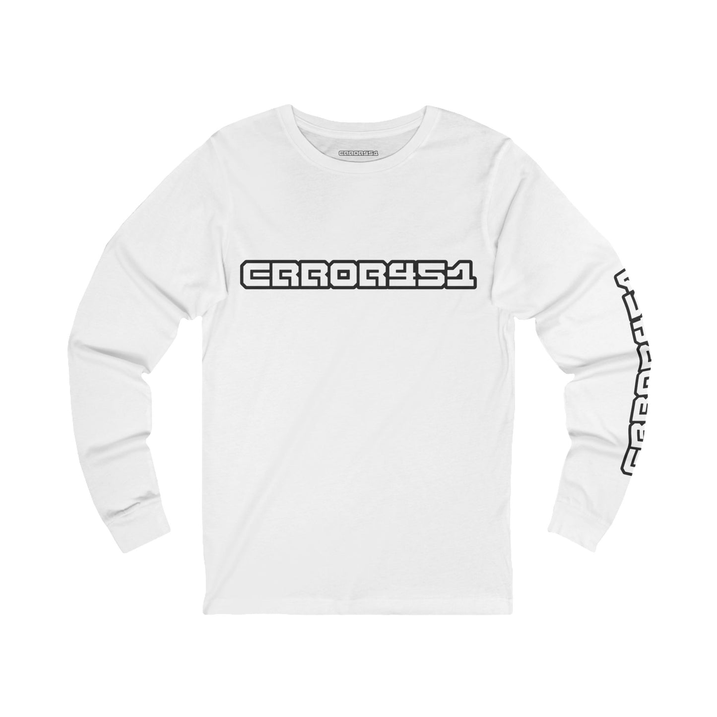 error451 Outline Logo - Long Sleeve Tee