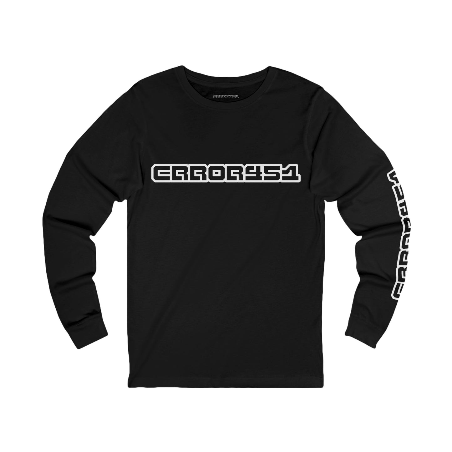 error451 Outline Logo - Long Sleeve Tee