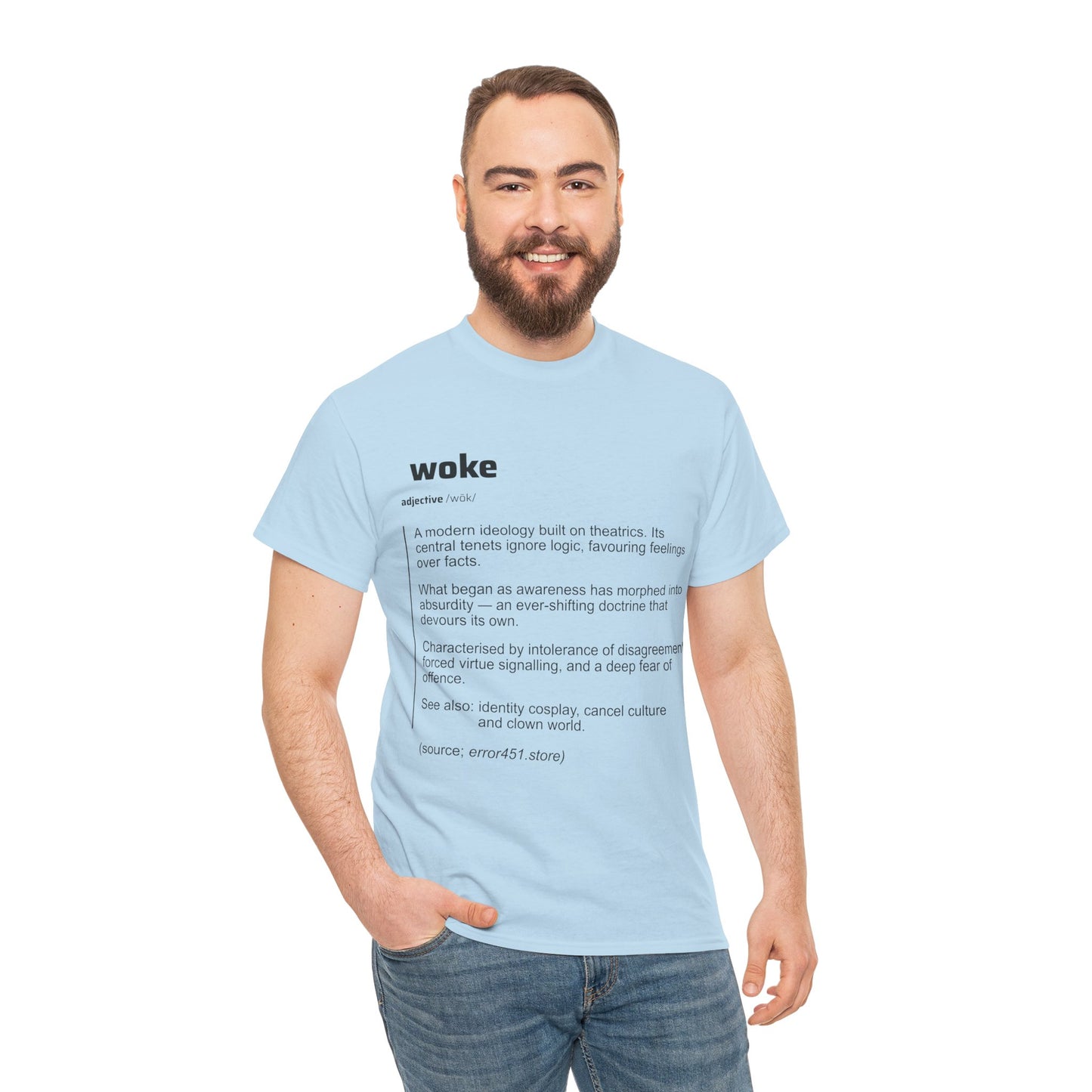 Woke — Redefined. Say What They Won’t. – Unisex Heavy Cotton Tee