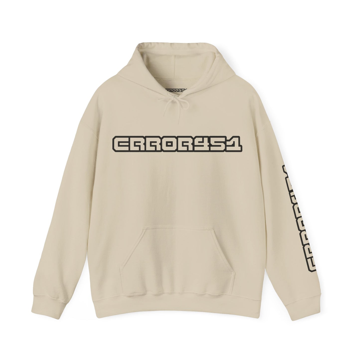 error451 Logo Hoodie – Outline Edition Unisex Hooded Sweatshirt