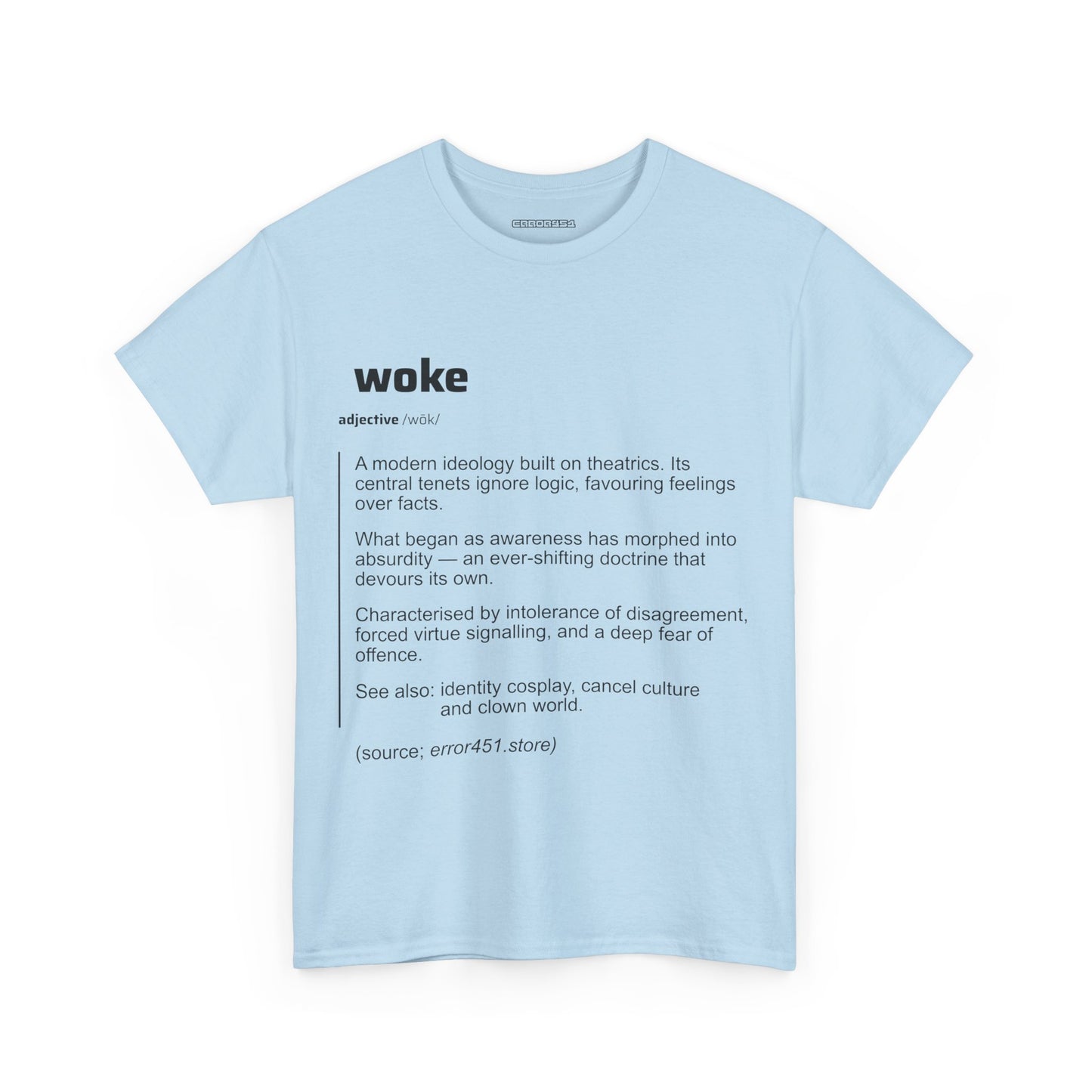 Woke — Redefined. Say What They Won’t. – Unisex Heavy Cotton Tee