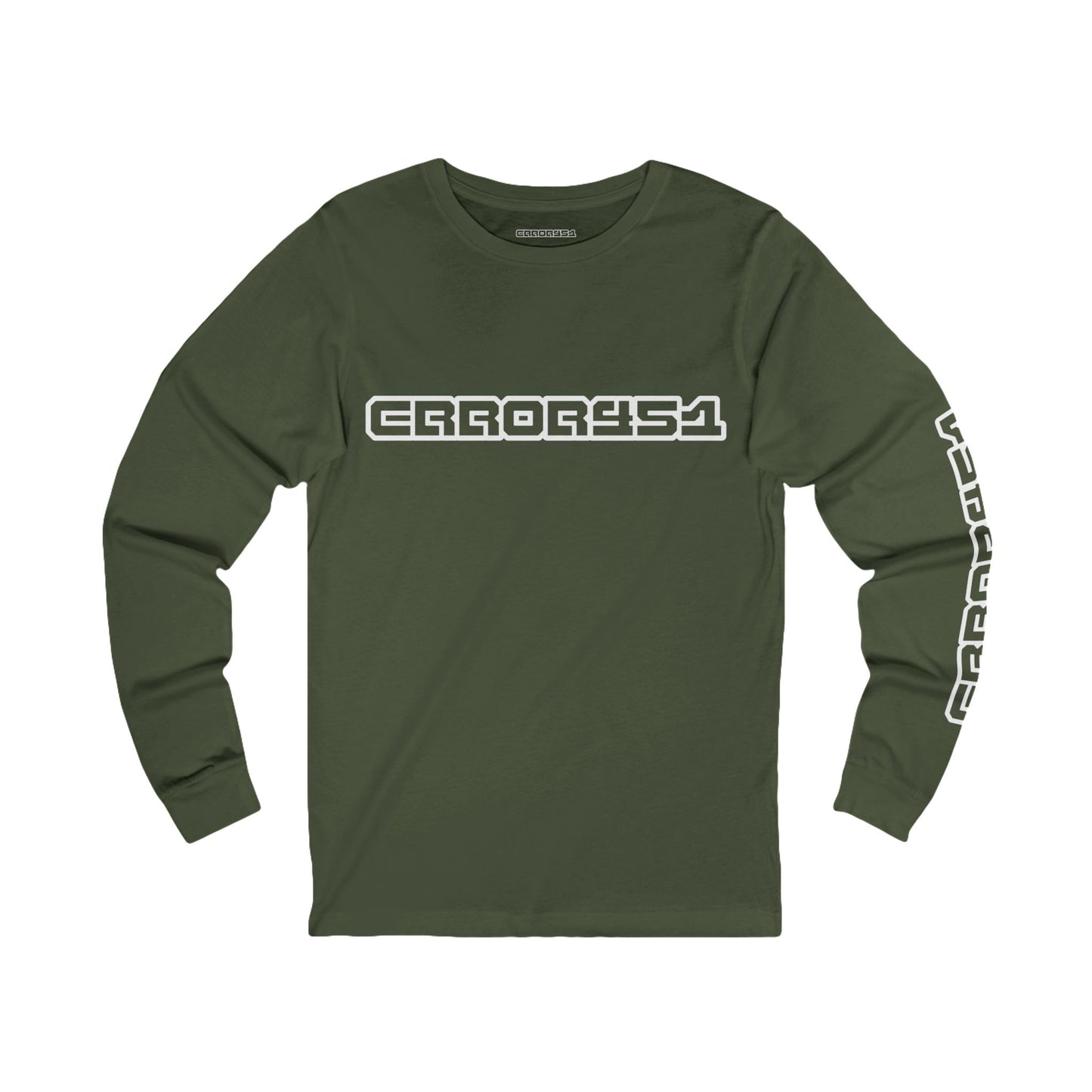 error451 Outline Logo - Long Sleeve Tee