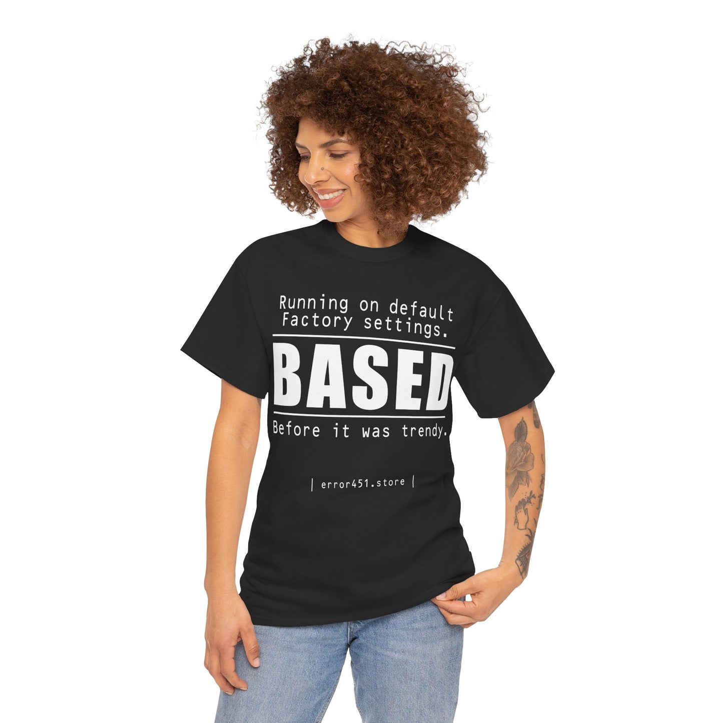 Default settings - Unisex Heavy Cotton Tee - Thought-Provoking Literary Statement T-Shirt for Book Lovers