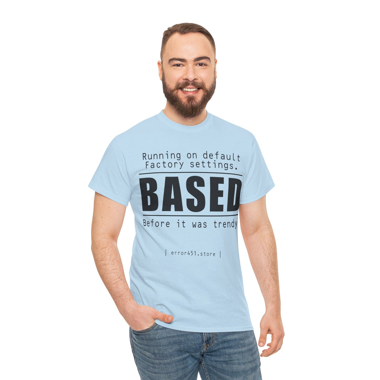 Default settings - Unisex Heavy Cotton Tee - Thought-Provoking Literary Statement T-Shirt for Book Lovers