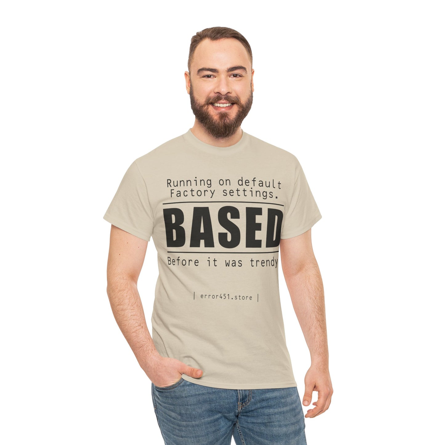 Default settings - Unisex Heavy Cotton Tee - Thought-Provoking Literary Statement T-Shirt for Book Lovers