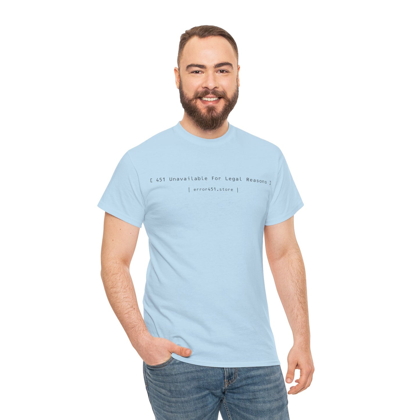 Error 451 Literary Statement Tee – Unisex Heavy Cotton