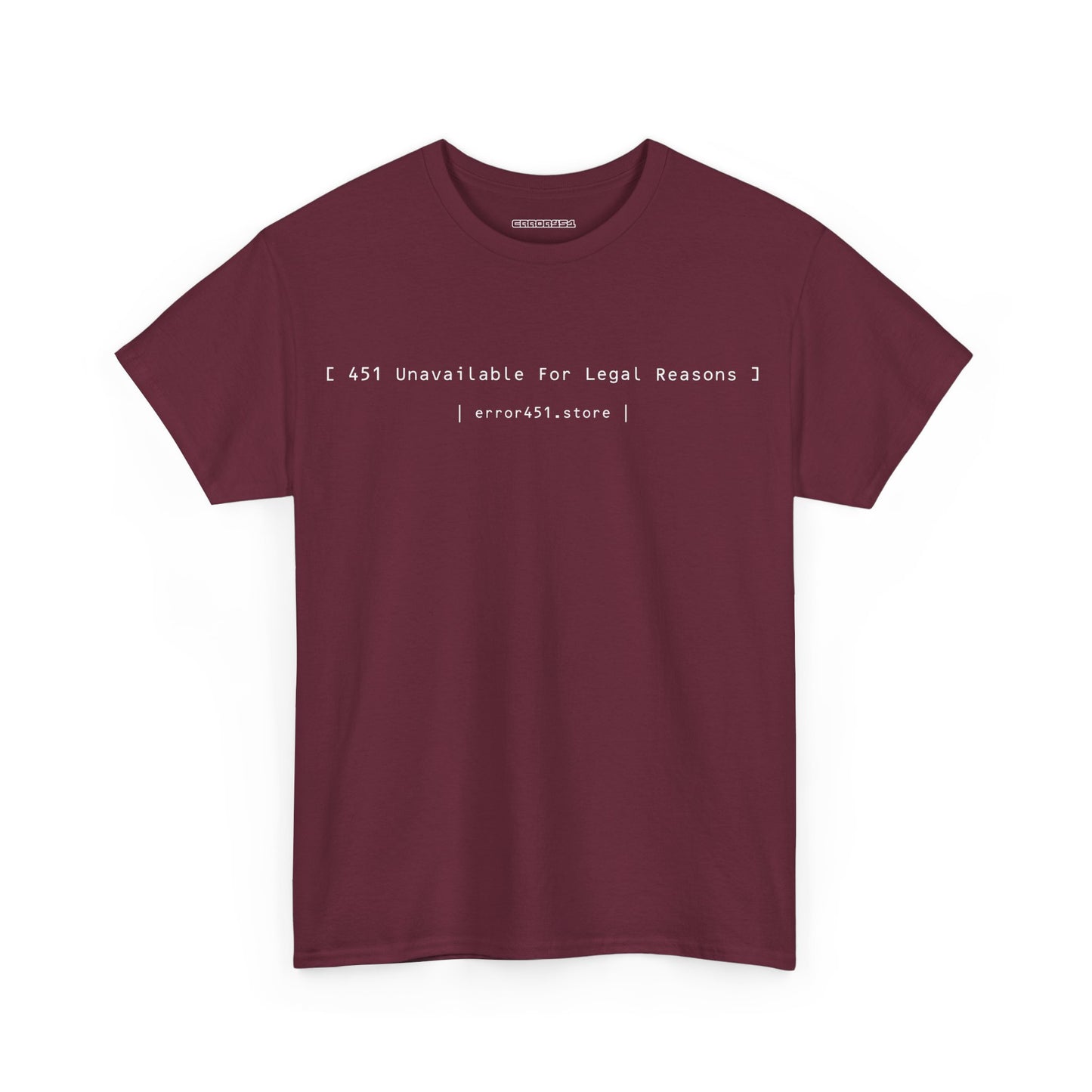 Error 451 Literary Statement Tee – Unisex Heavy Cotton