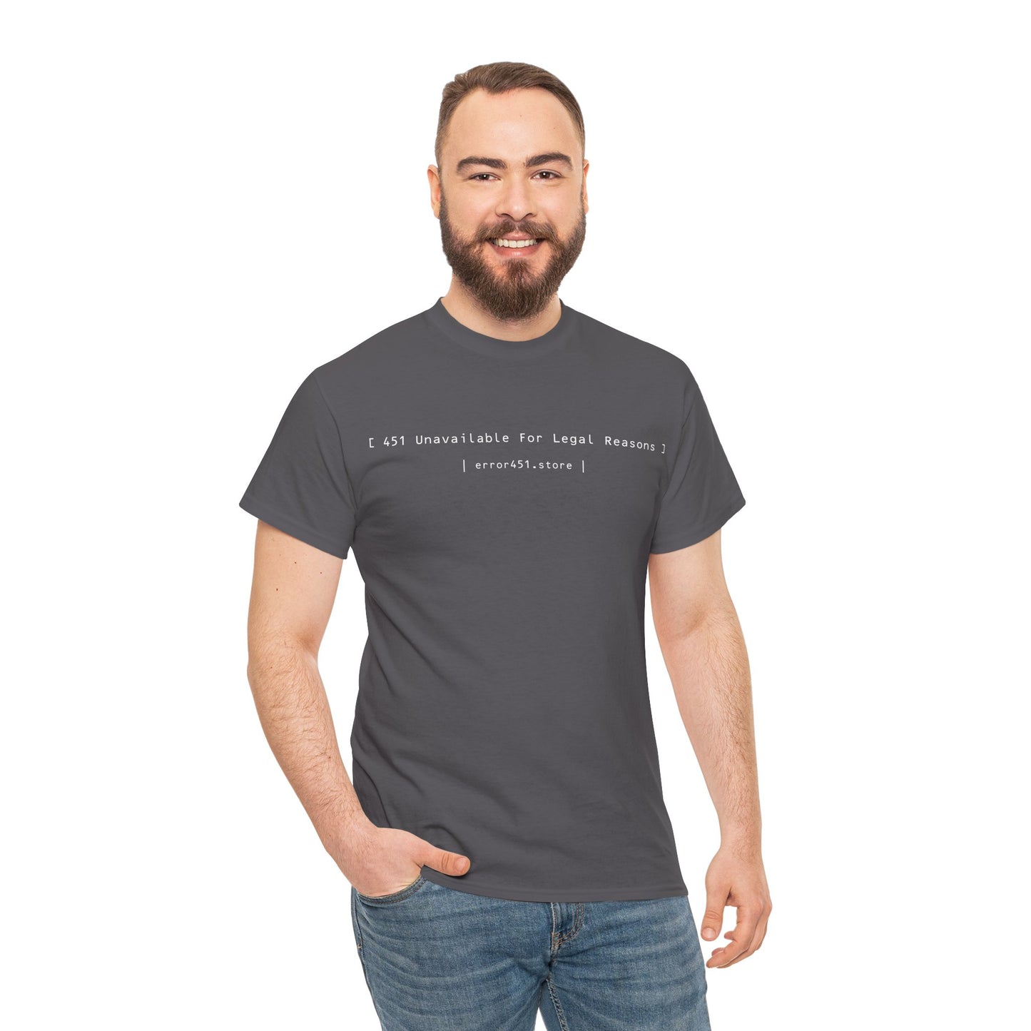 Error 451 Literary Statement Tee – Unisex Heavy Cotton