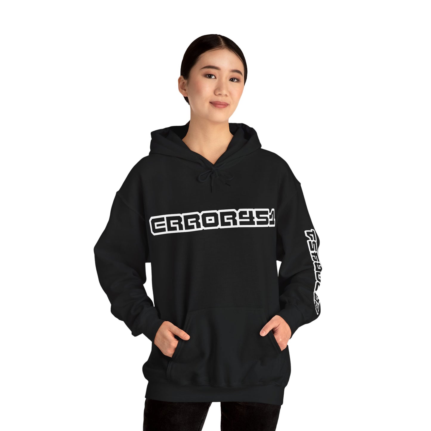 error451 Logo Hoodie – Outline Edition Unisex Hooded Sweatshirt