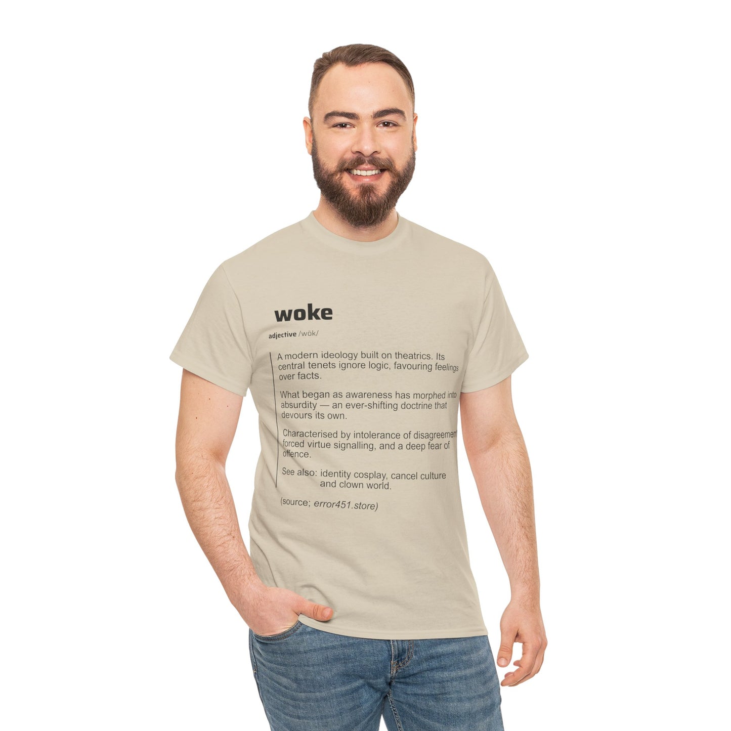 Woke — Redefined. Say What They Won’t. – Unisex Heavy Cotton Tee