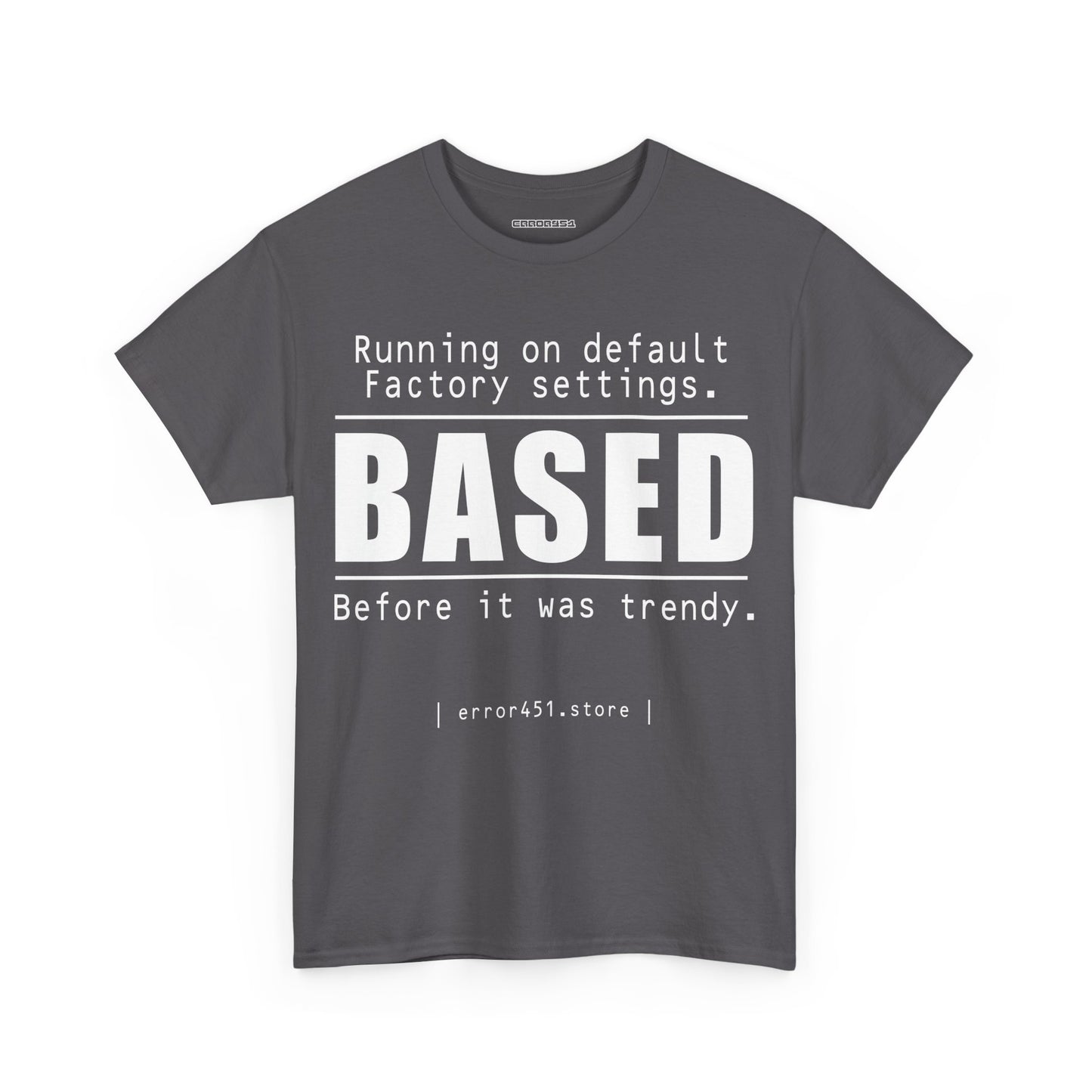 Default settings - Unisex Heavy Cotton Tee - Thought-Provoking Literary Statement T-Shirt for Book Lovers
