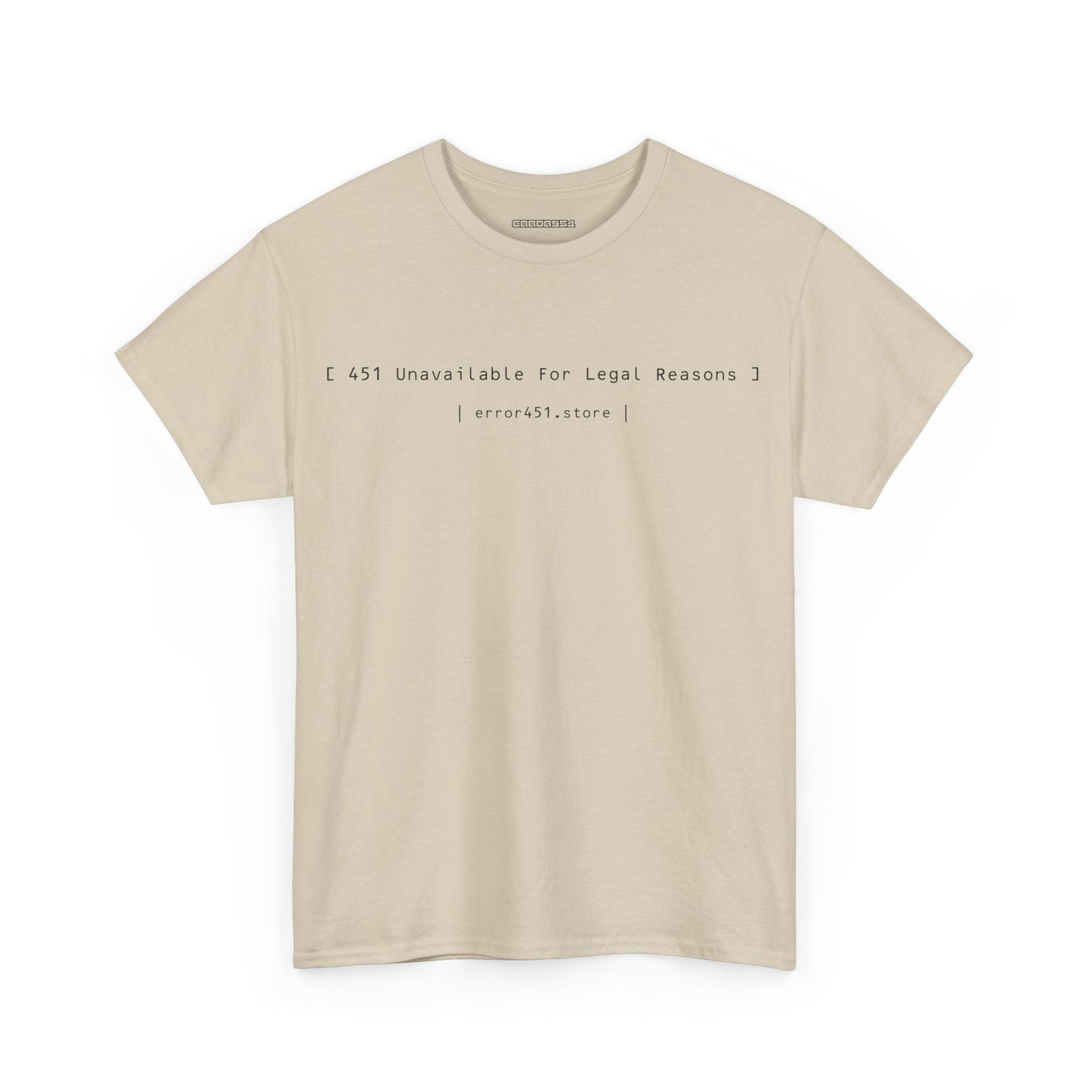 Error 451 Literary Statement Tee – Unisex Heavy Cotton