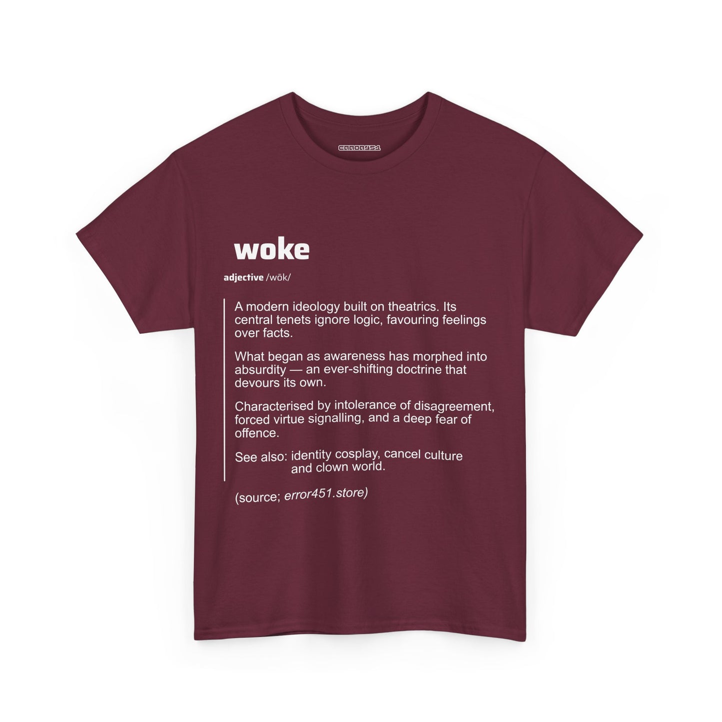 Woke — Redefined. Say What They Won’t. – Unisex Heavy Cotton Tee
