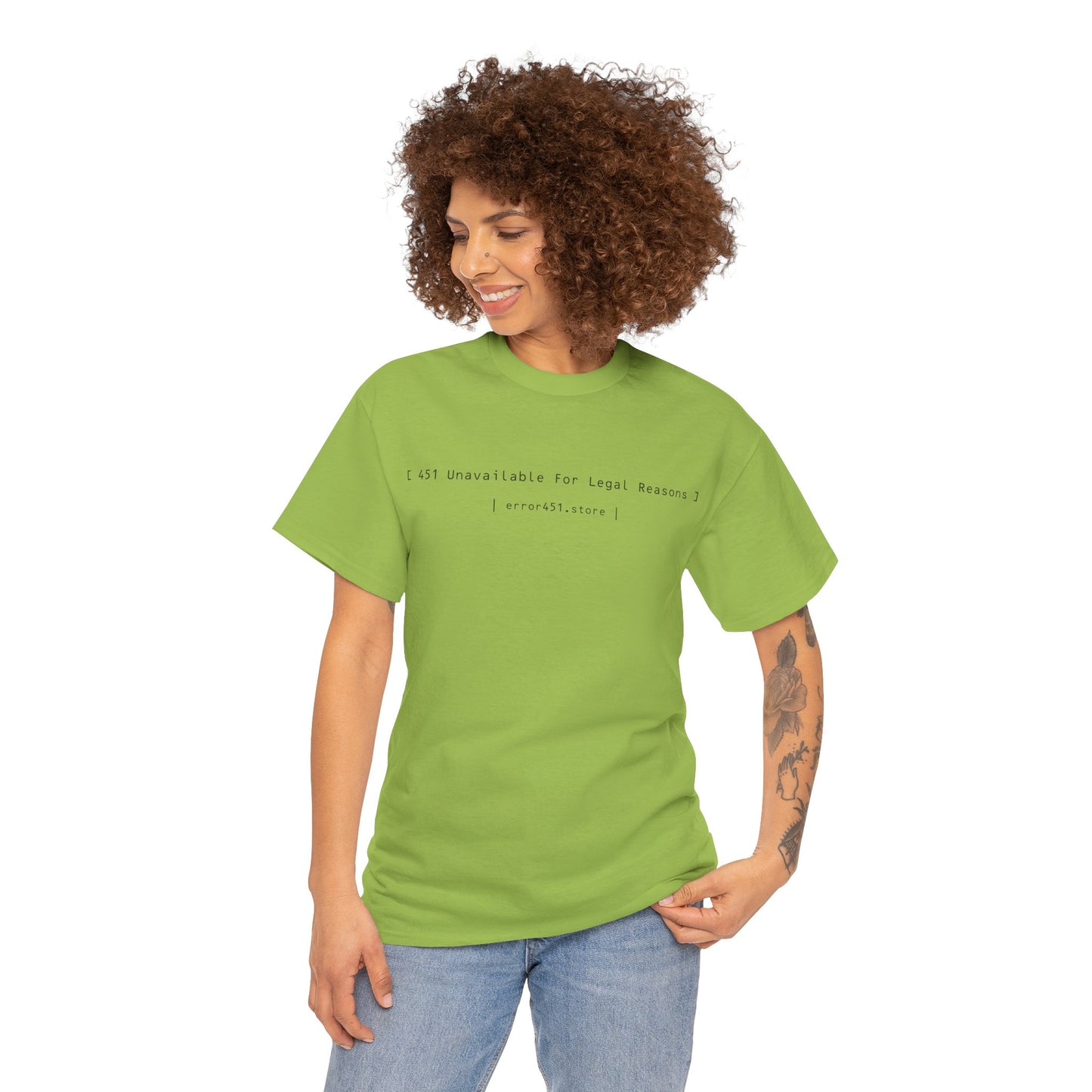 Error 451 Literary Statement Tee – Unisex Heavy Cotton
