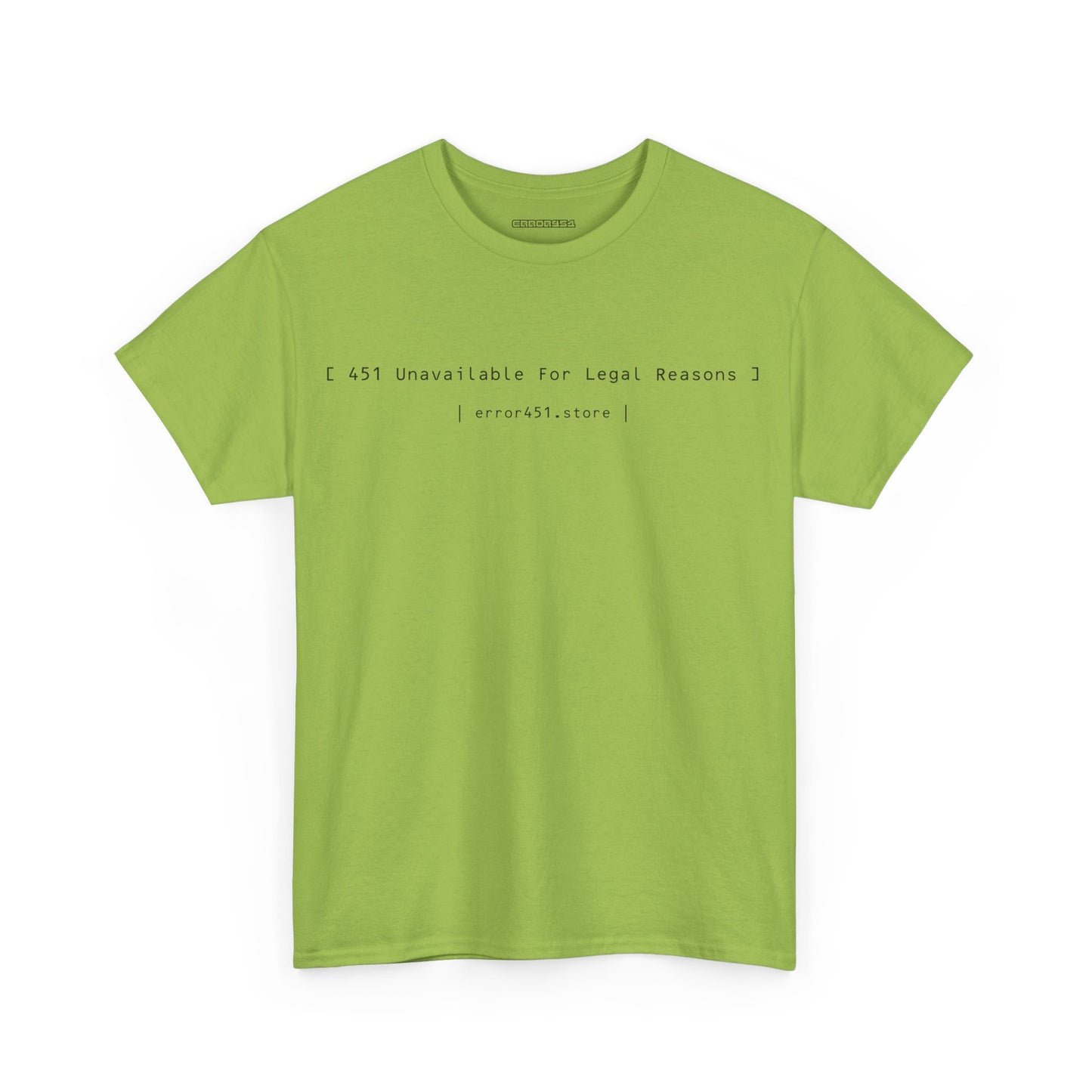 Error 451 Literary Statement Tee – Unisex Heavy Cotton