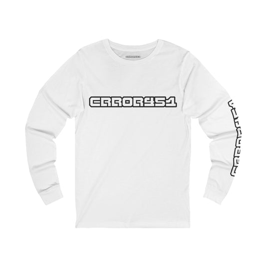 error451 Outline Logo - Long Sleeve Tee