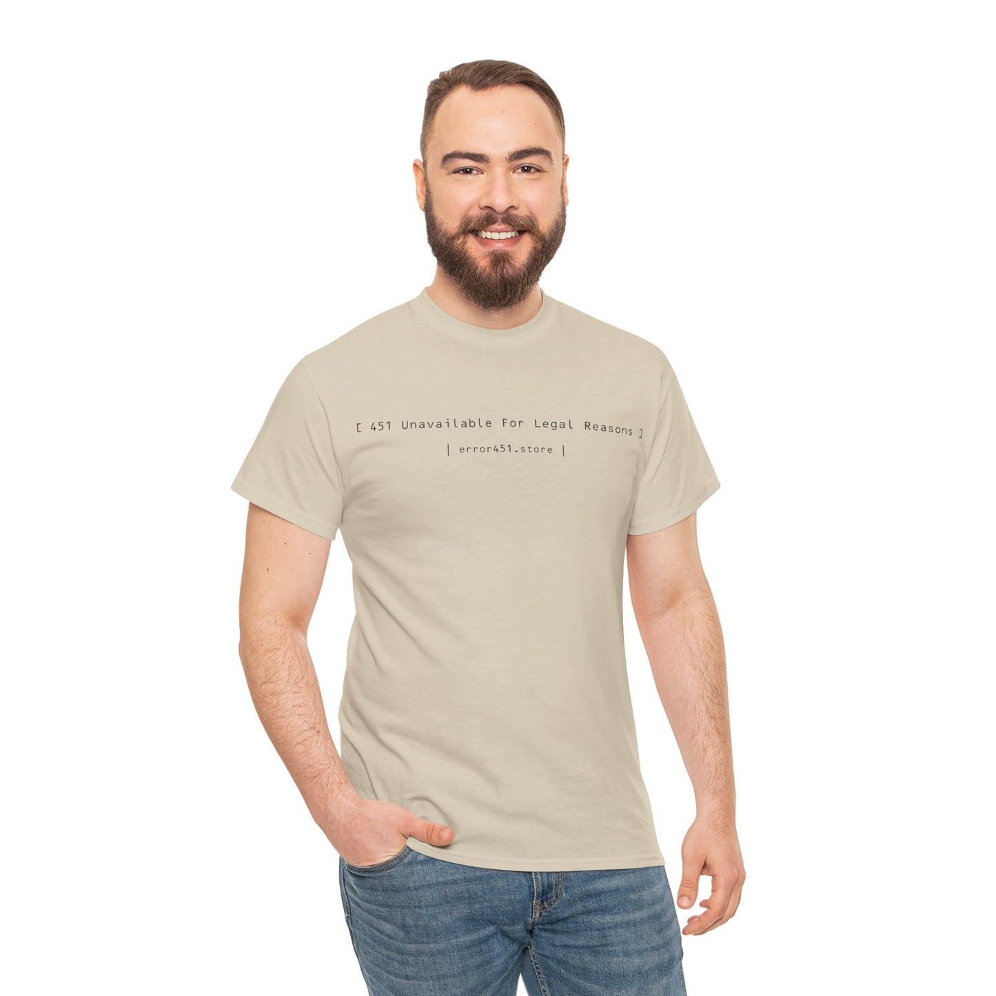 Error 451 Literary Statement Tee – Unisex Heavy Cotton